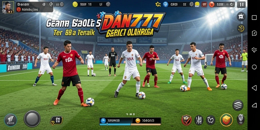 Gameplay mendebarkan dalam permainan sepak bola DAN777.