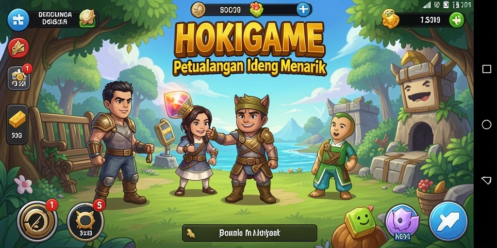 Tampilan gameplay HOKIGAME yang menarik dan interaktif.