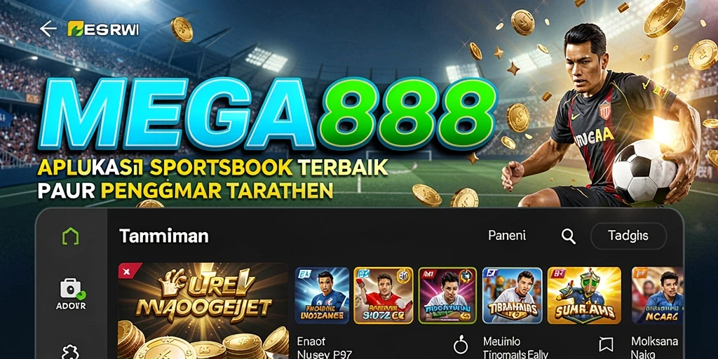 Tampilan menarik dalam aplikasi Sportsbook MEGA888 saat memasang taruhan.