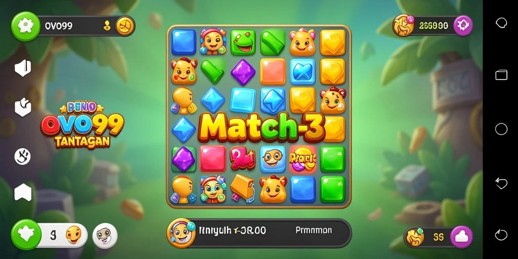 Tampilan menarik dari gameplay OVO99 yang penuh tantangan.