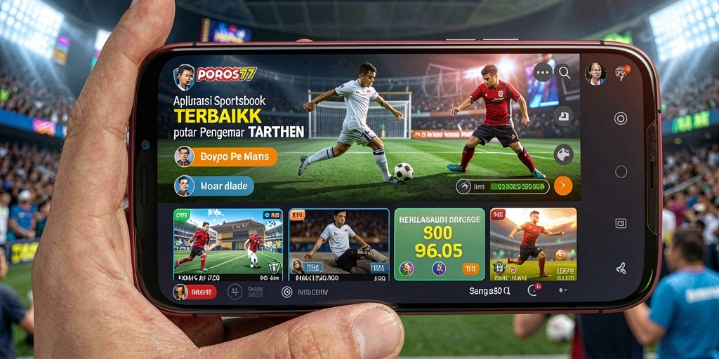 Tampilan gameplay menarik dari aplikasi Sportsbook POROS77.