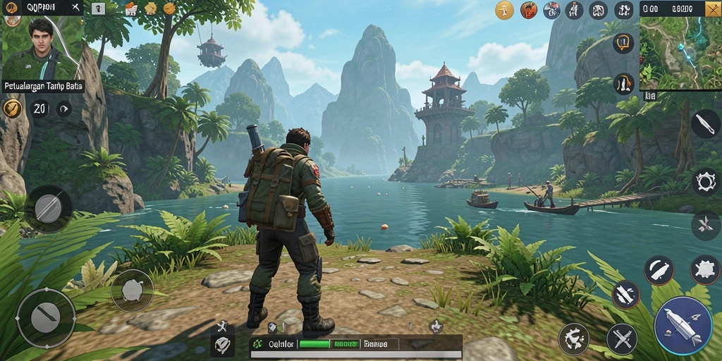 Gameplay seru dalam dunia terbuka yang luas dan penuh petualangan.