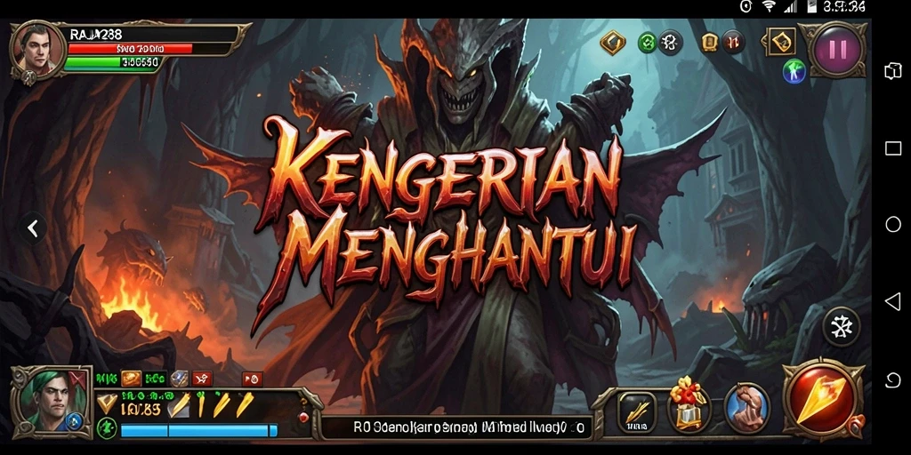 Tampilan gameplay mendebarkan dari RAJA288 yang penuh dengan horor.