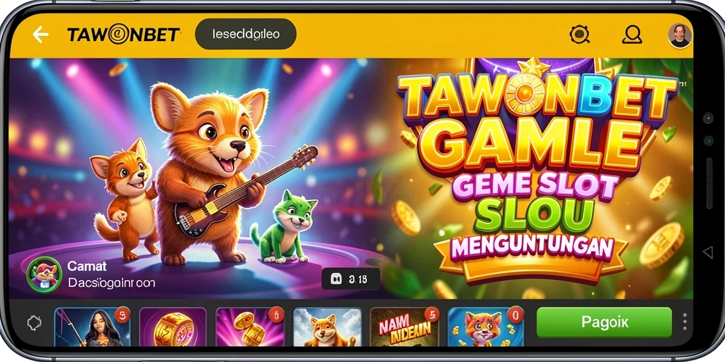 Tampilan gameplay menarik dari TAWONBET dengan efek visual yang menawan.